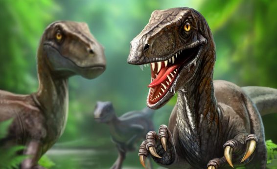 Carnivorous dinosaurs with a lizard-like pelvis, including T. rex and velociraptors. This lineage gave rise to modern birds.