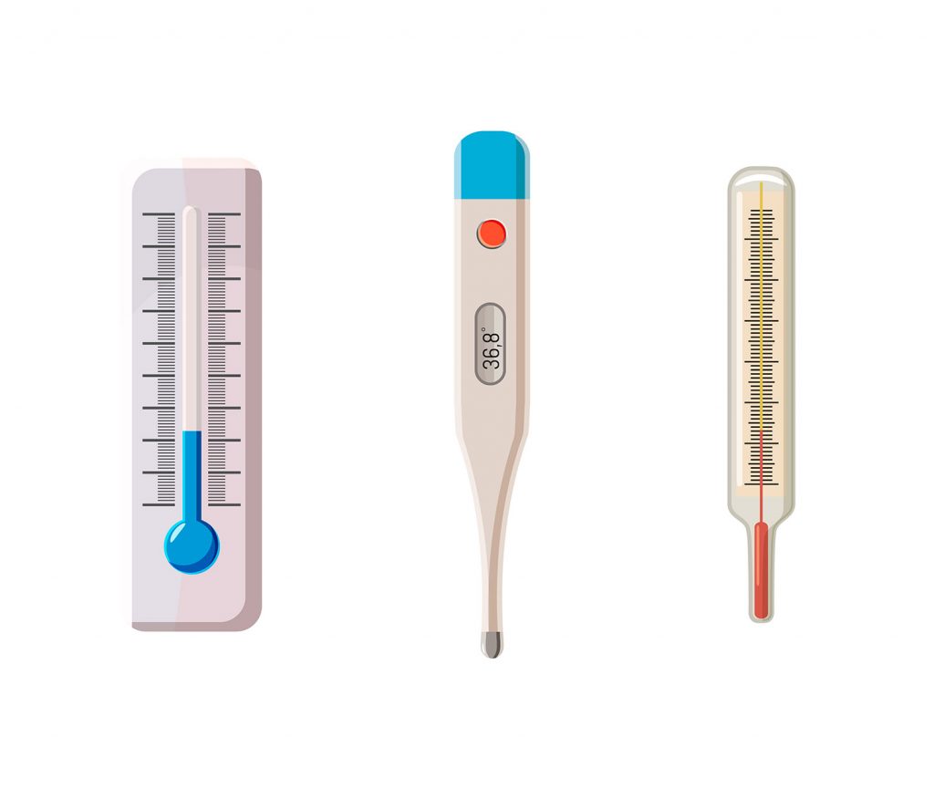 Three thermometers give the same temperature