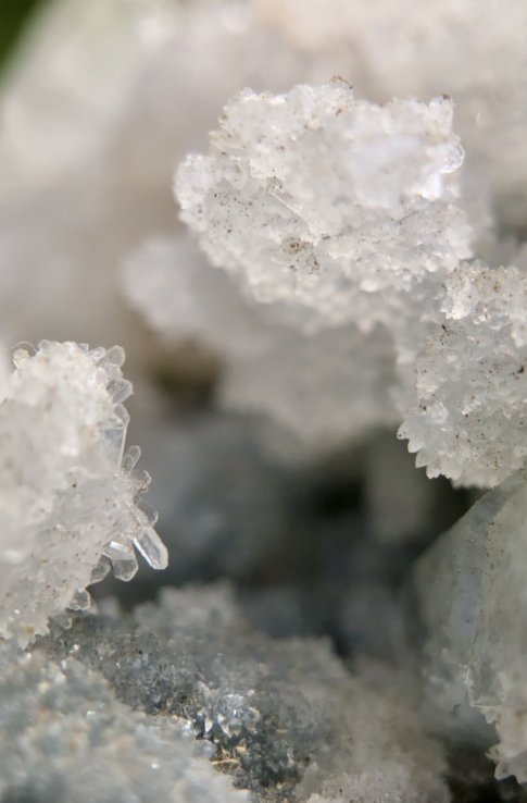 Close-up view of crystals